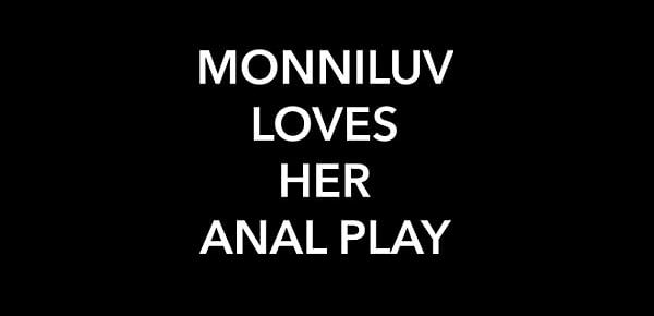  MonniLuv Loves Her Anal Play - Short Clip